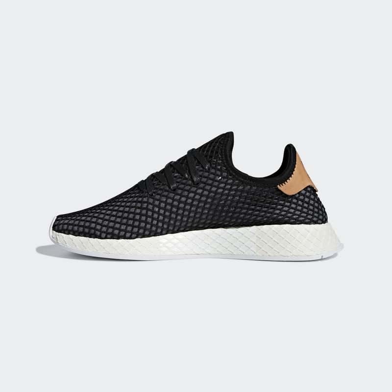 adidas Deerupt Black Leather | B41758 | Grailify